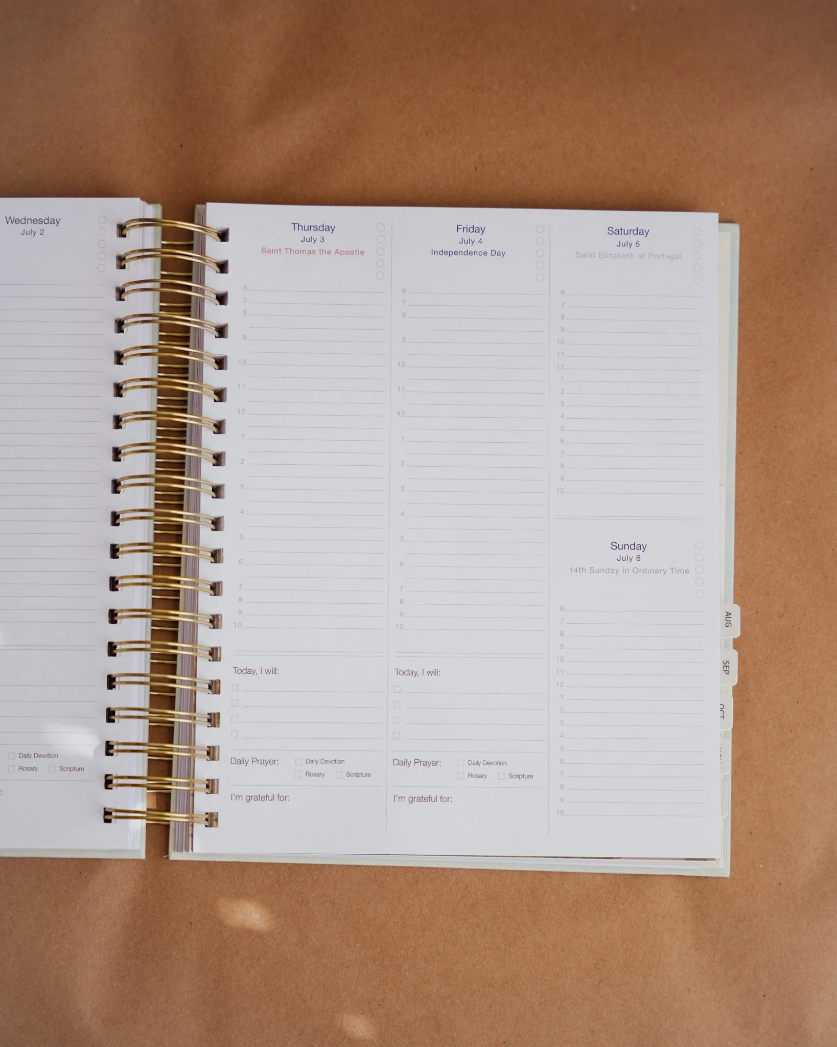 2025 Calendar Year Catholic Liturgical Planner // Big Layout - Image 13
