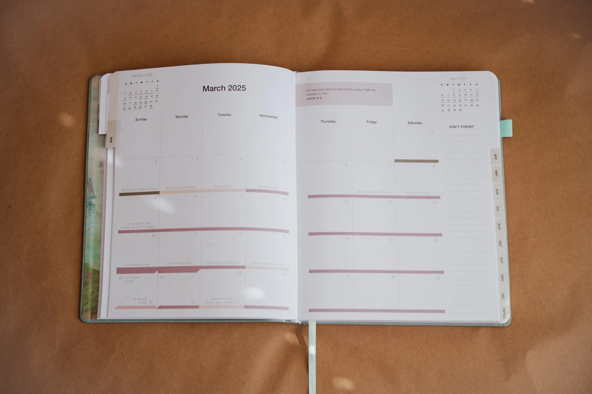 2025 Calendar Year Catholic Liturgical Planner // Big Layout - Image 2