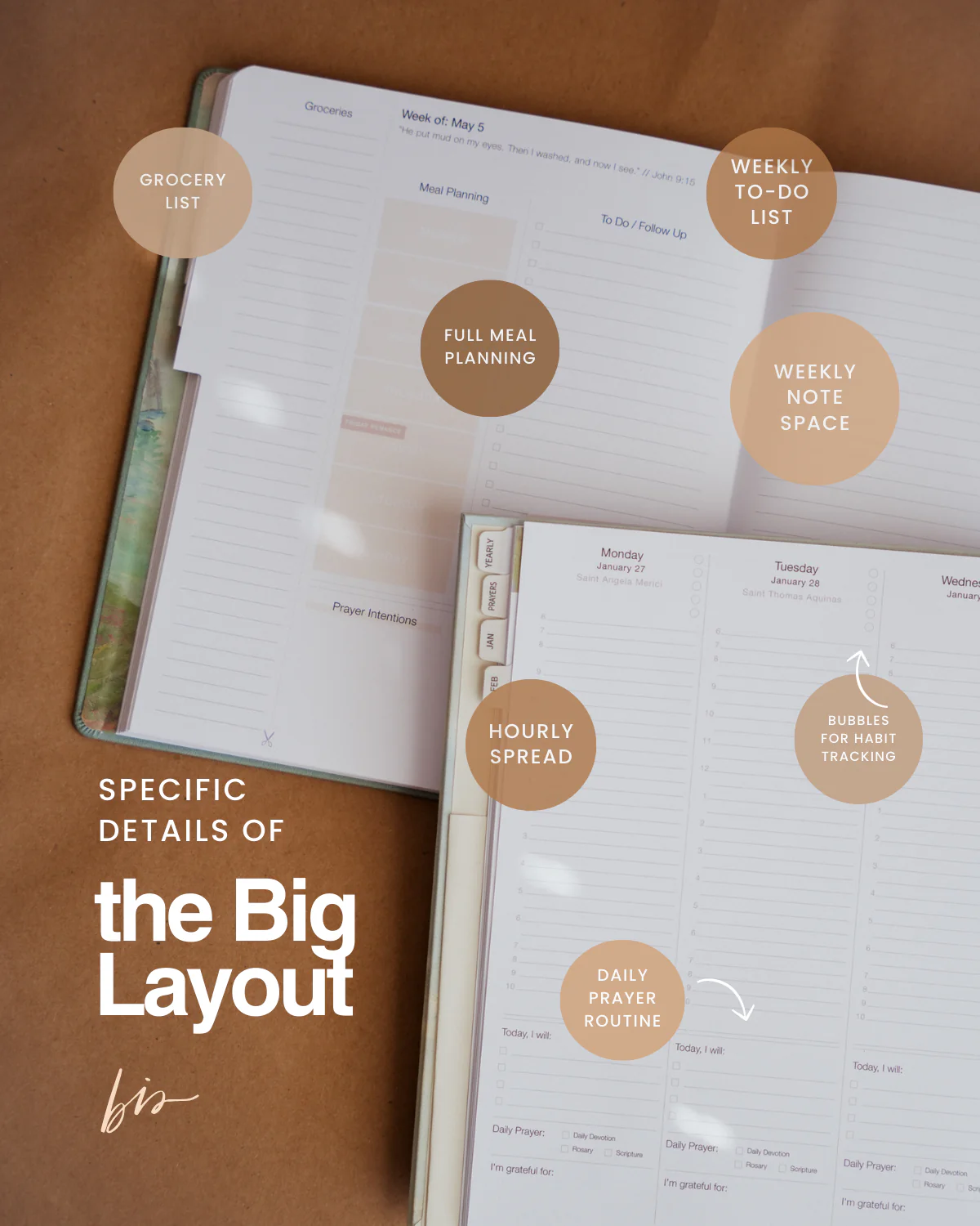 2025 Calendar Year Catholic Liturgical Planner // Big Layout - Image 4