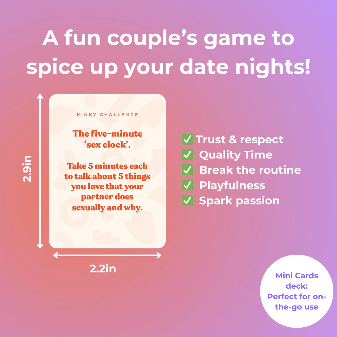 30 Days of Kinky Challenges Mini Cards Deck - Image 3