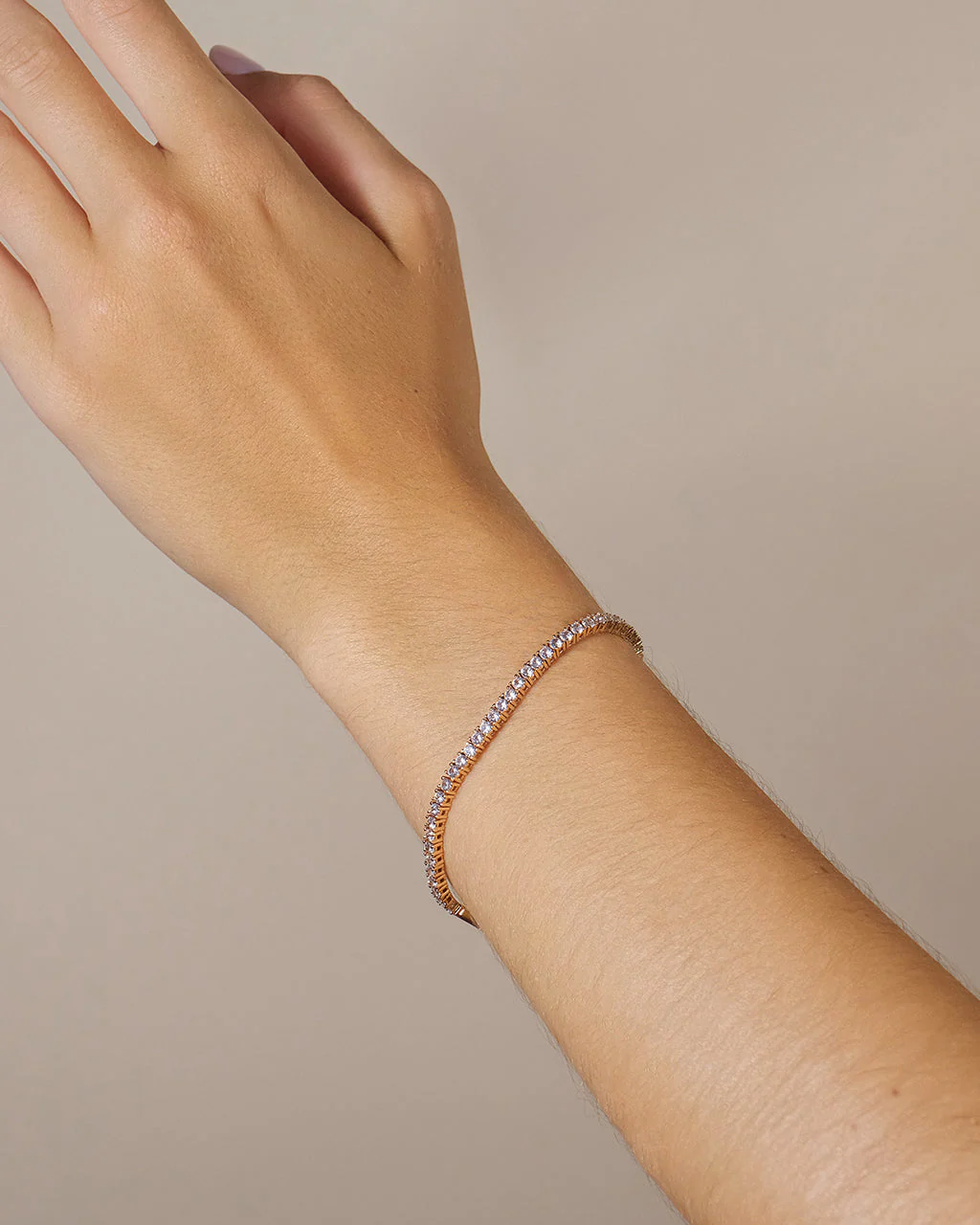 Alicia CZ Tennis Bracelet - Image 2
