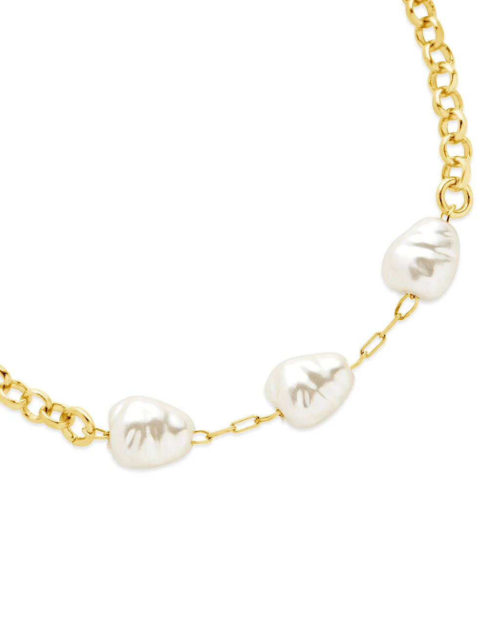 Allie Stationed Pearl Anklet - Image 4