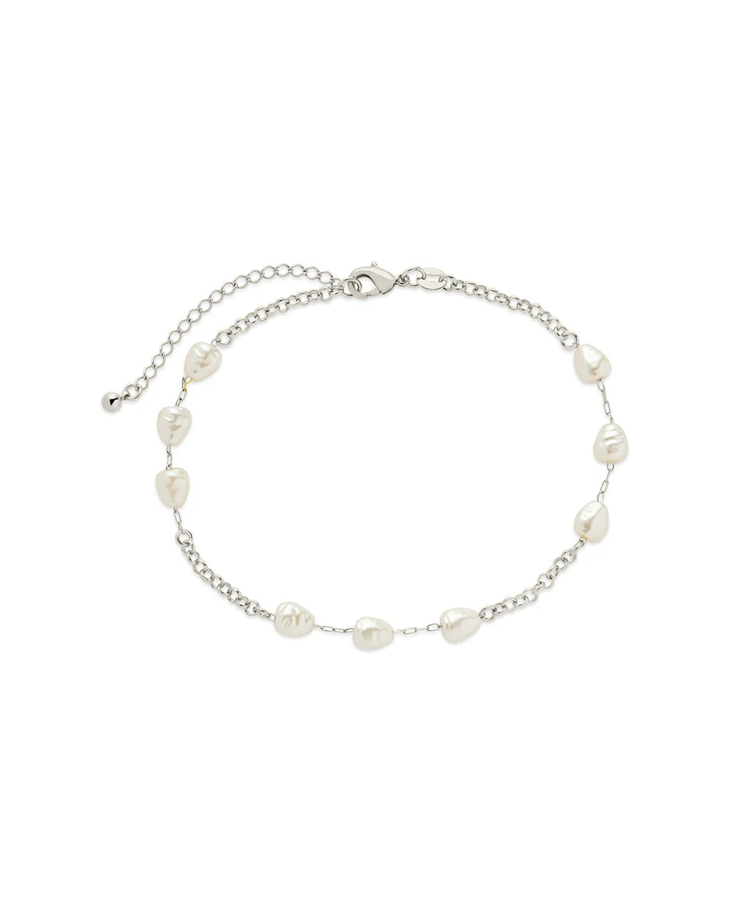 Allie Stationed Pearl Anklet - Image 5