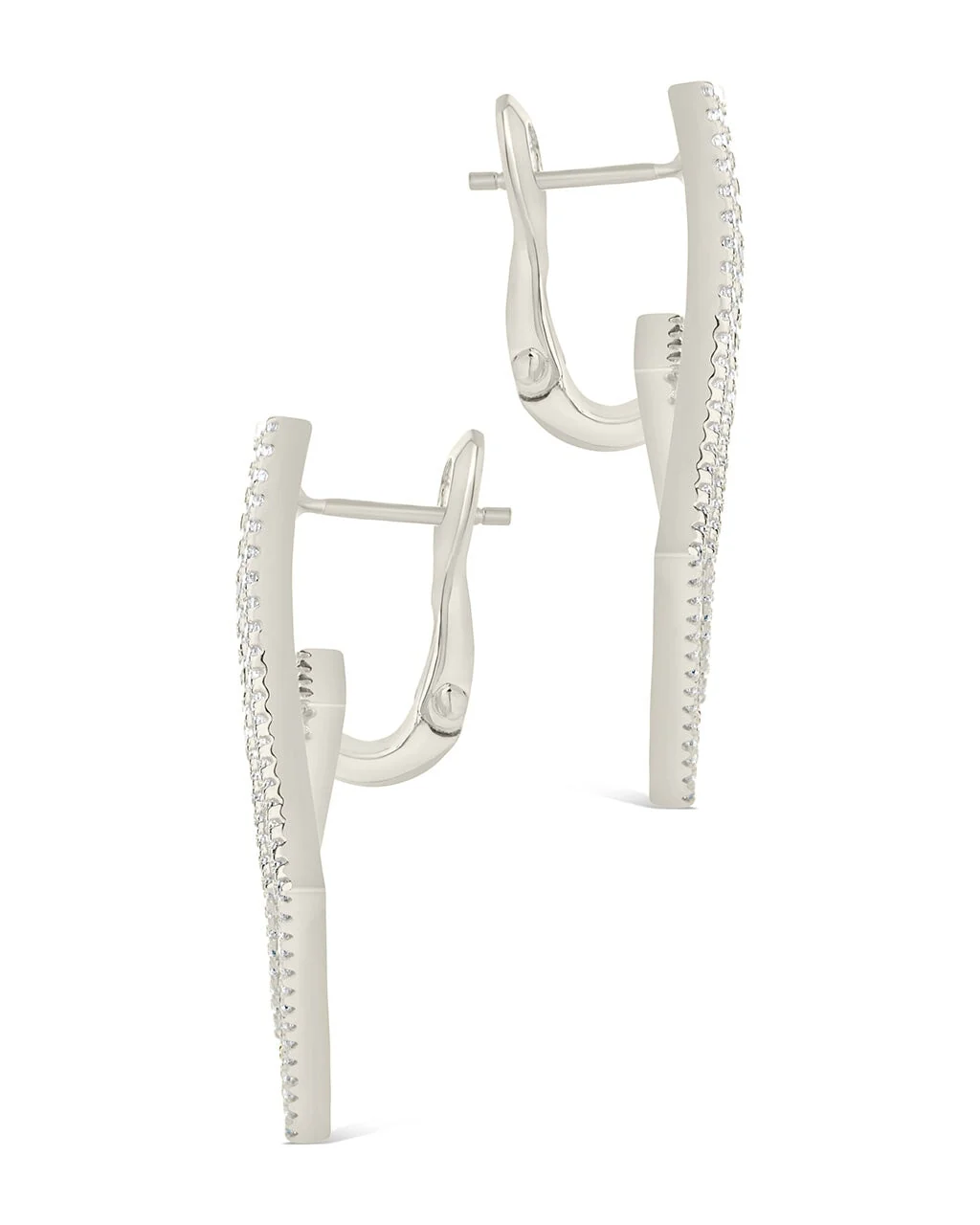 Amina CZ Statement Drop Earrings - Image 7