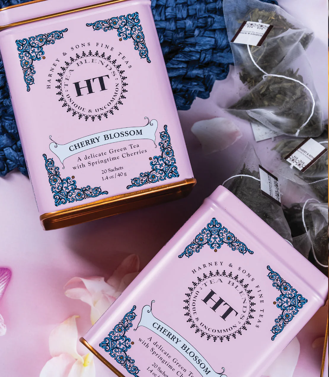Cherry Blossom, HT Tin of 20 Sachets - Image 2