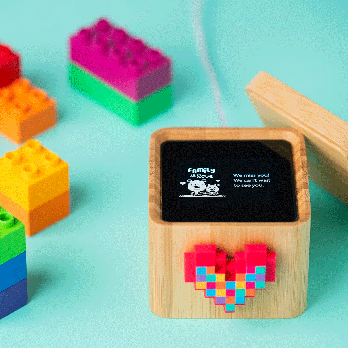 Color Pixel Spinny Magnet - Image 3