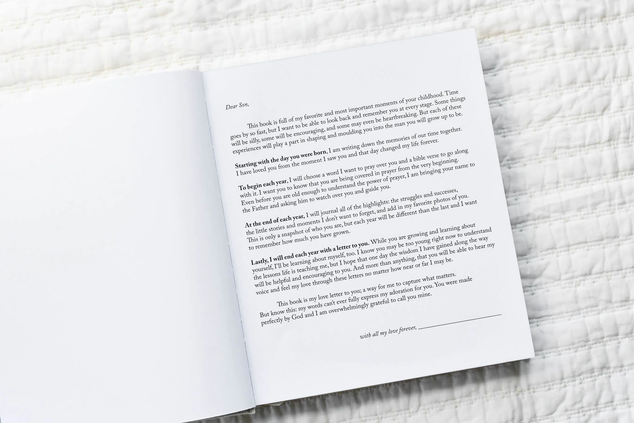Dear Son: A Childhood Prayer Journal - Image 9