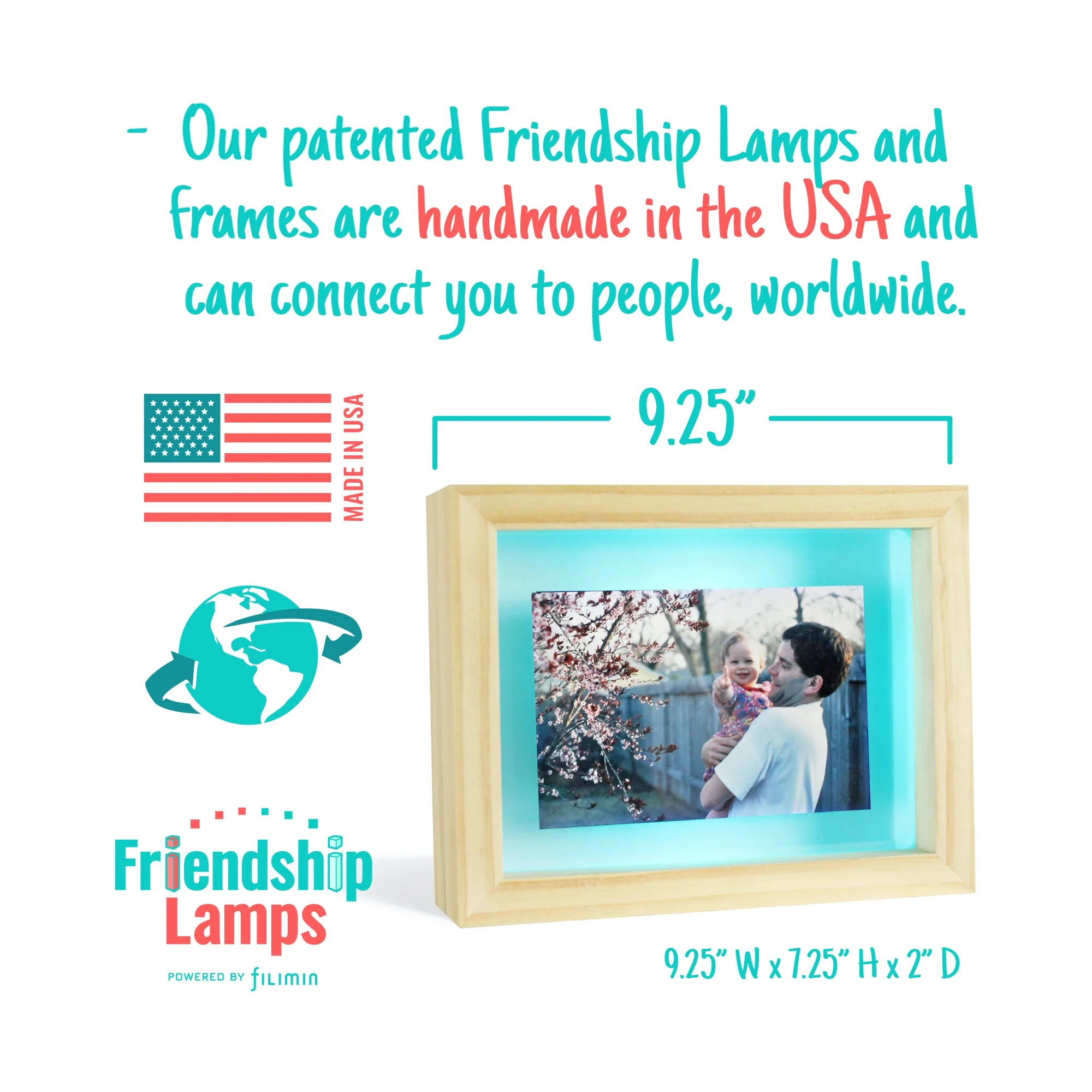 Friendship Lamp Picture Frame - Image 3
