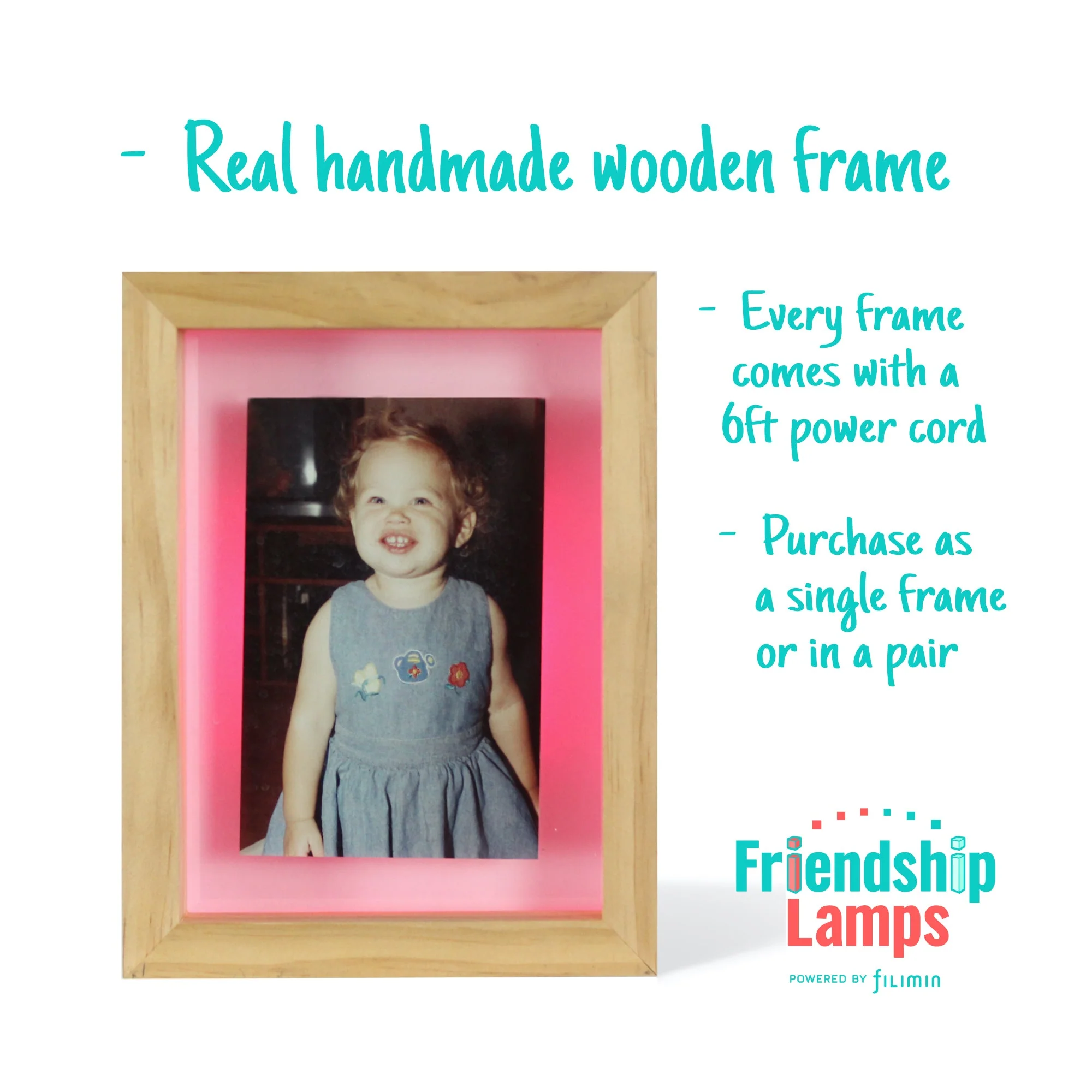 Friendship Lamp Picture Frame - Image 8