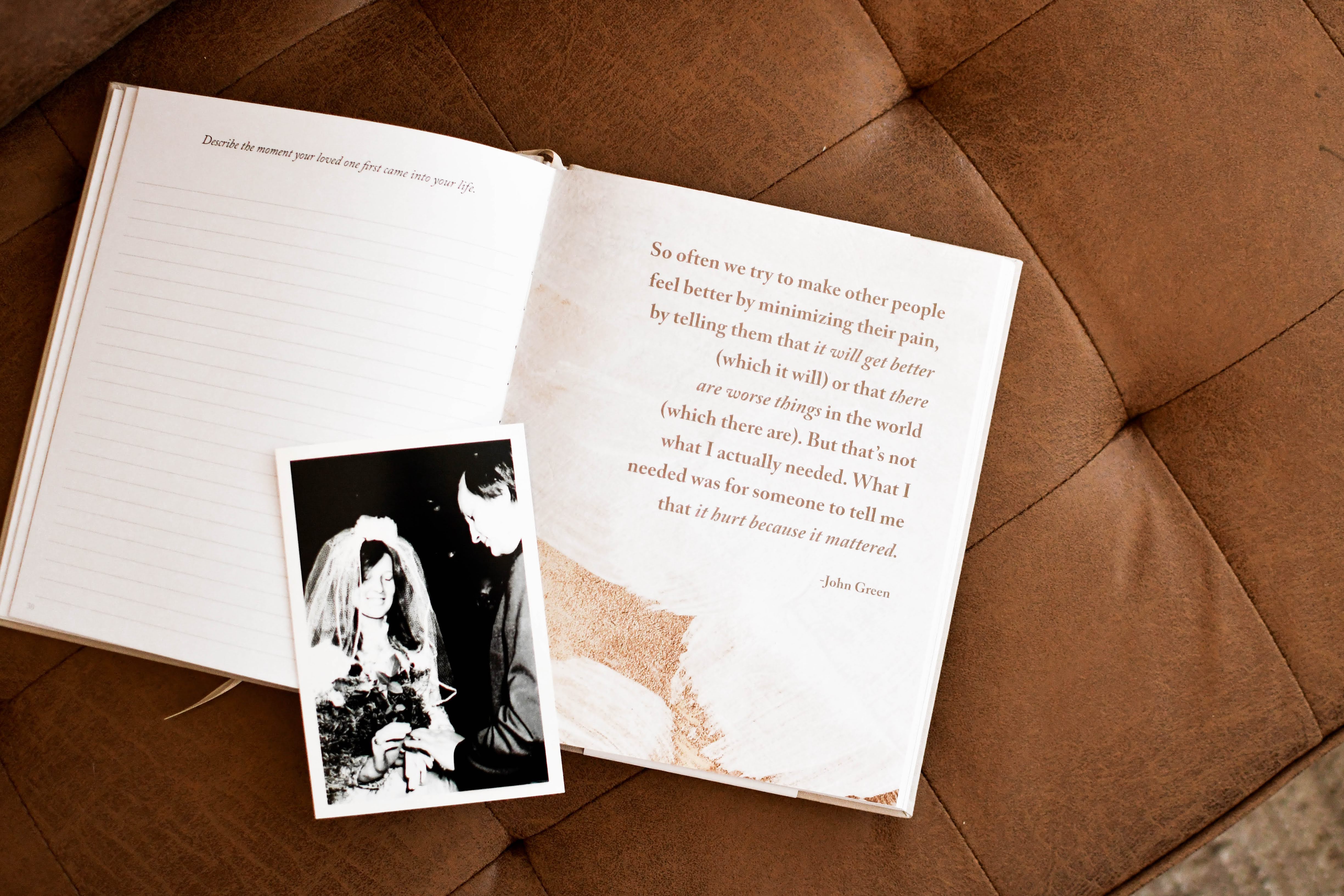 Grief Journal in Sand - Image 6