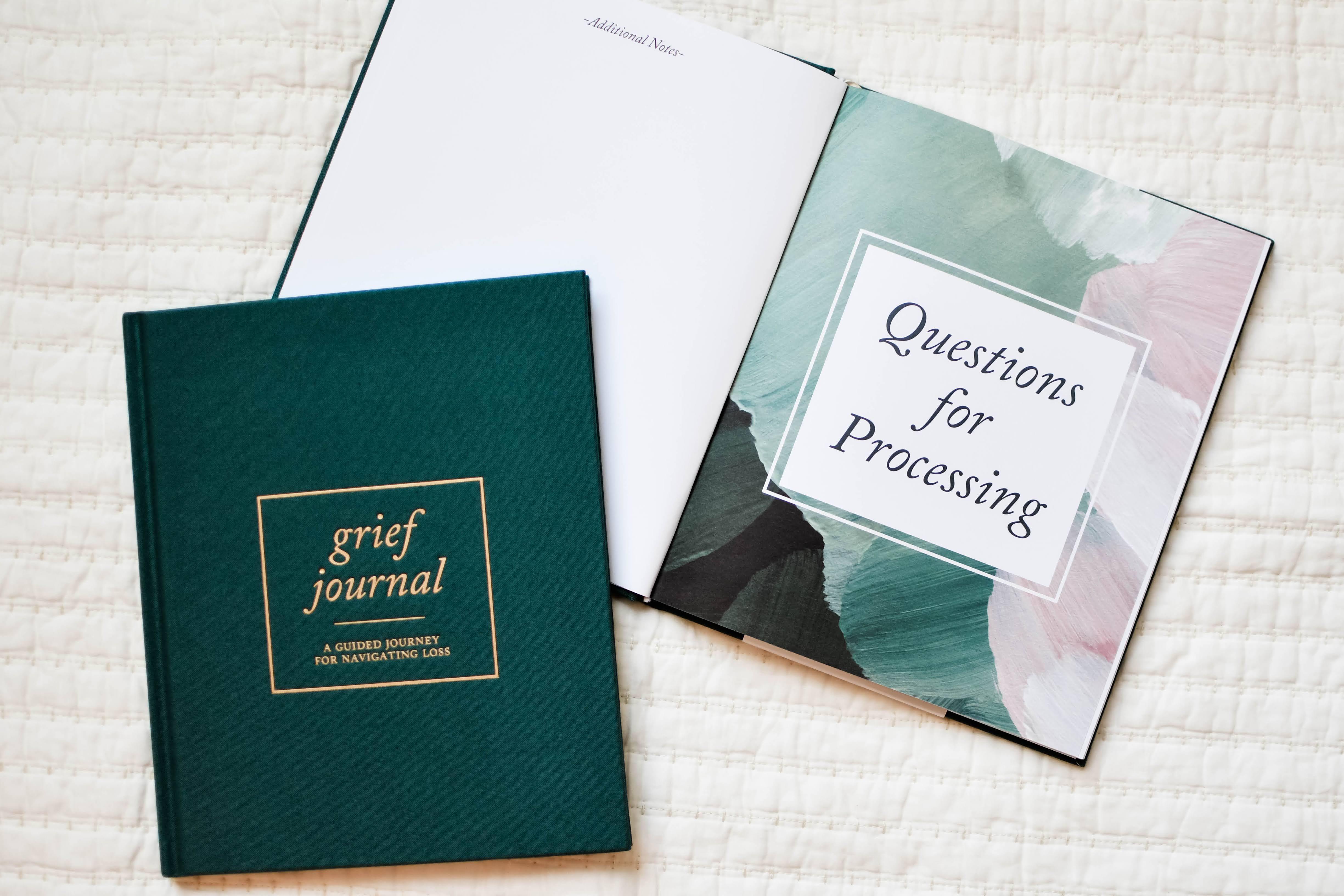 Grief Journal in Teal - Image 4