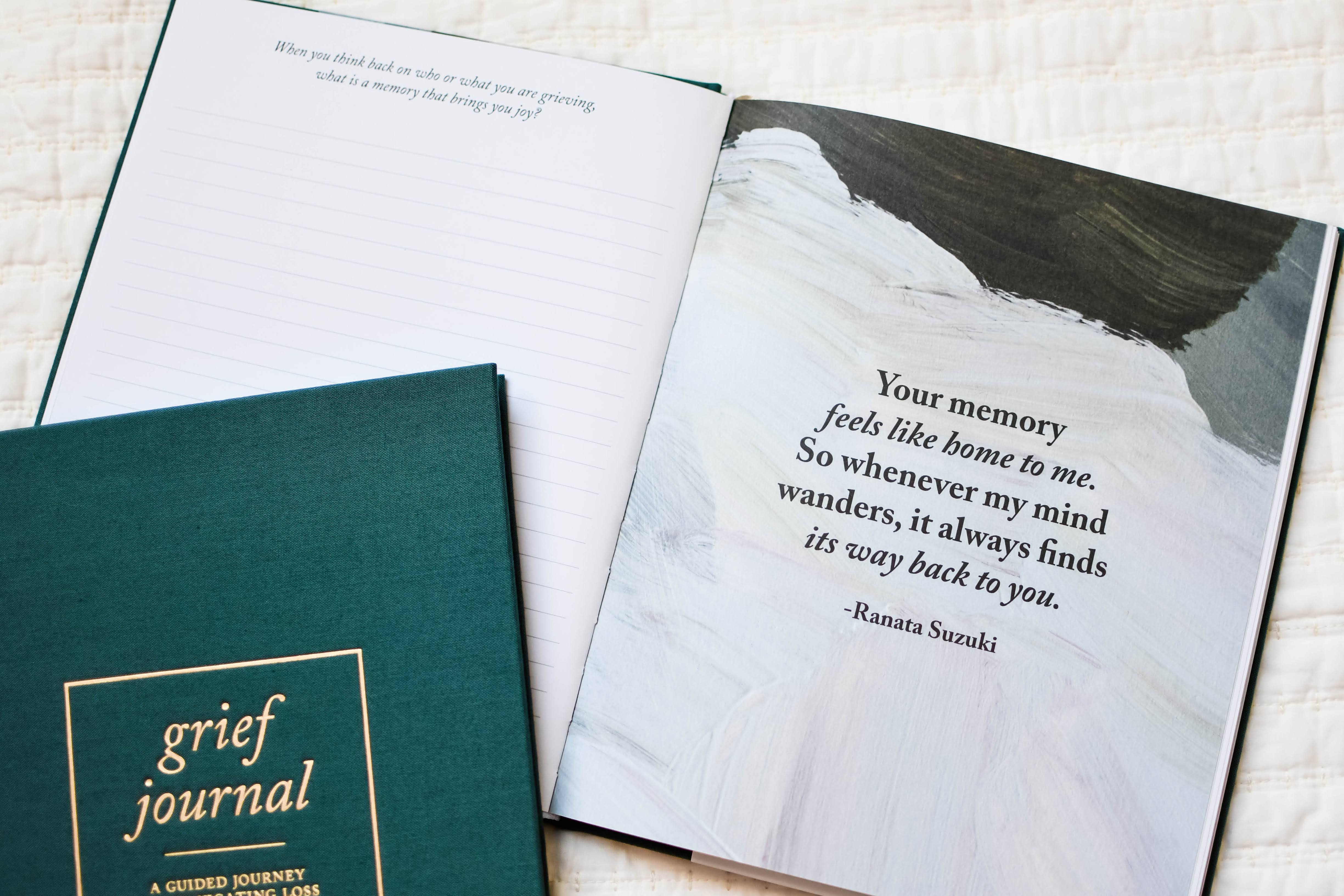 Grief Journal in Teal - Image 6