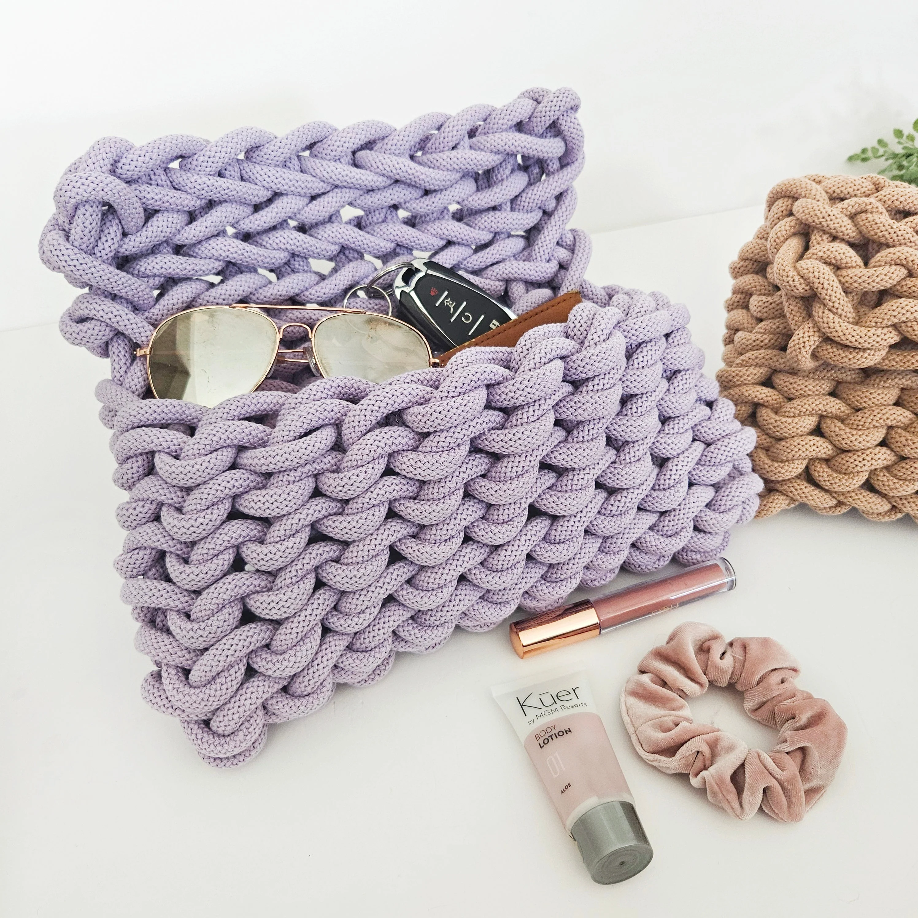 Hand Crochet Clutch DIY Kit by Ganxxet x Cord + Quartz - Image 2