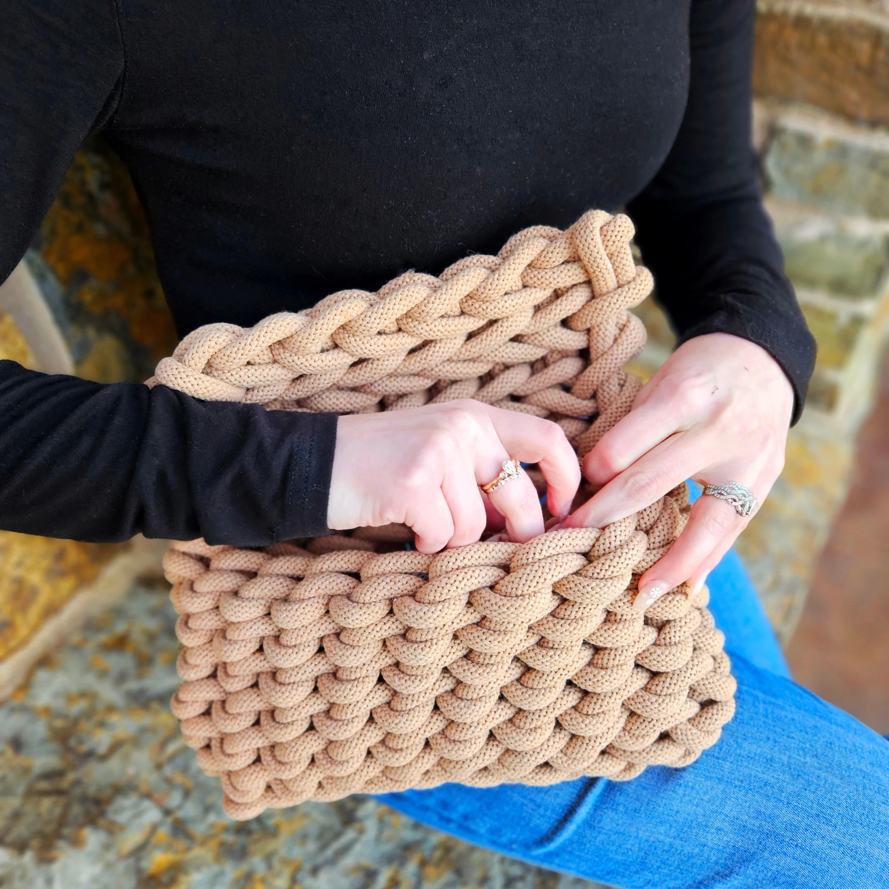 Hand Crochet Clutch DIY Kit by Ganxxet x Cord + Quartz - Image 3