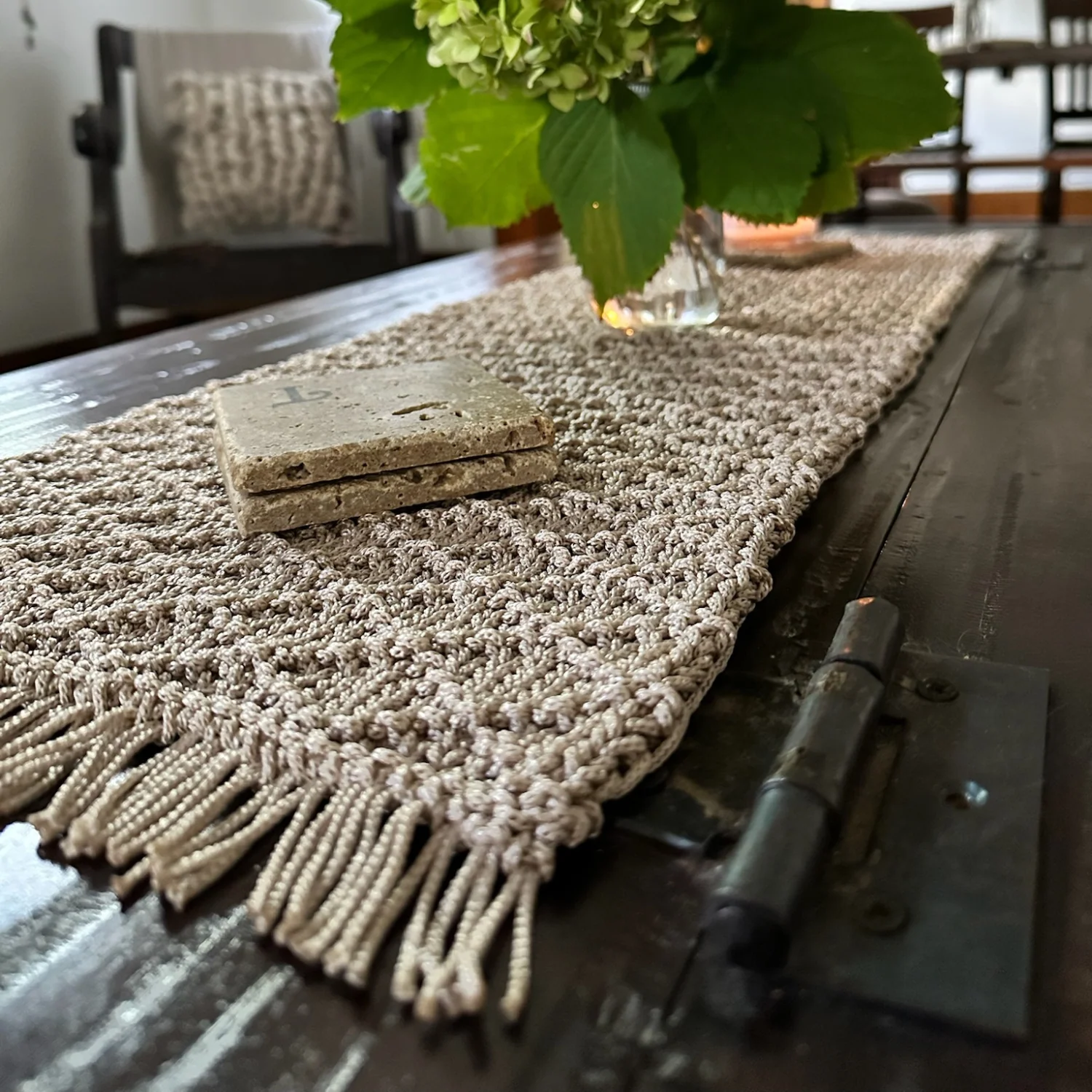Knit Table Runner DIY Kit by Ganxxet x Little Birdie Design Studio - Image 3