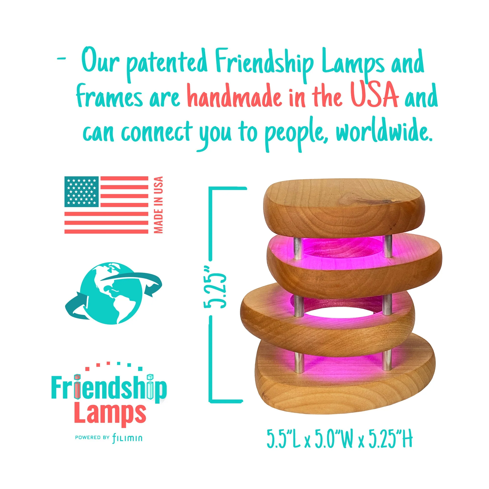 Mid-Century Design Friendship Lamps - Image 2