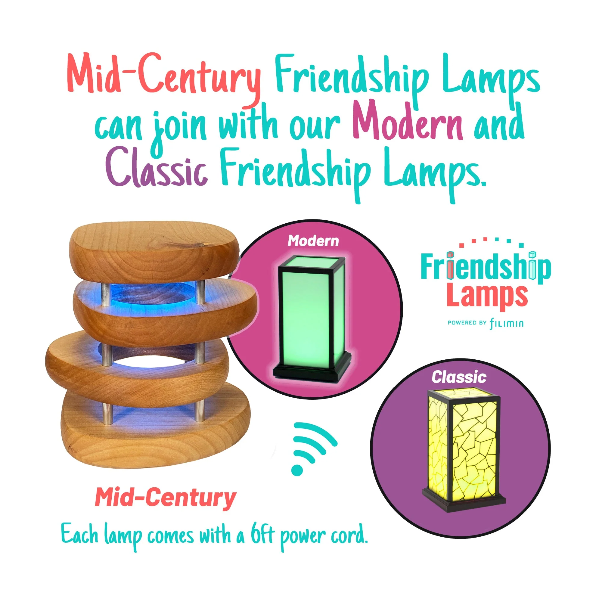 Mid-Century Design Friendship Lamps - Image 8