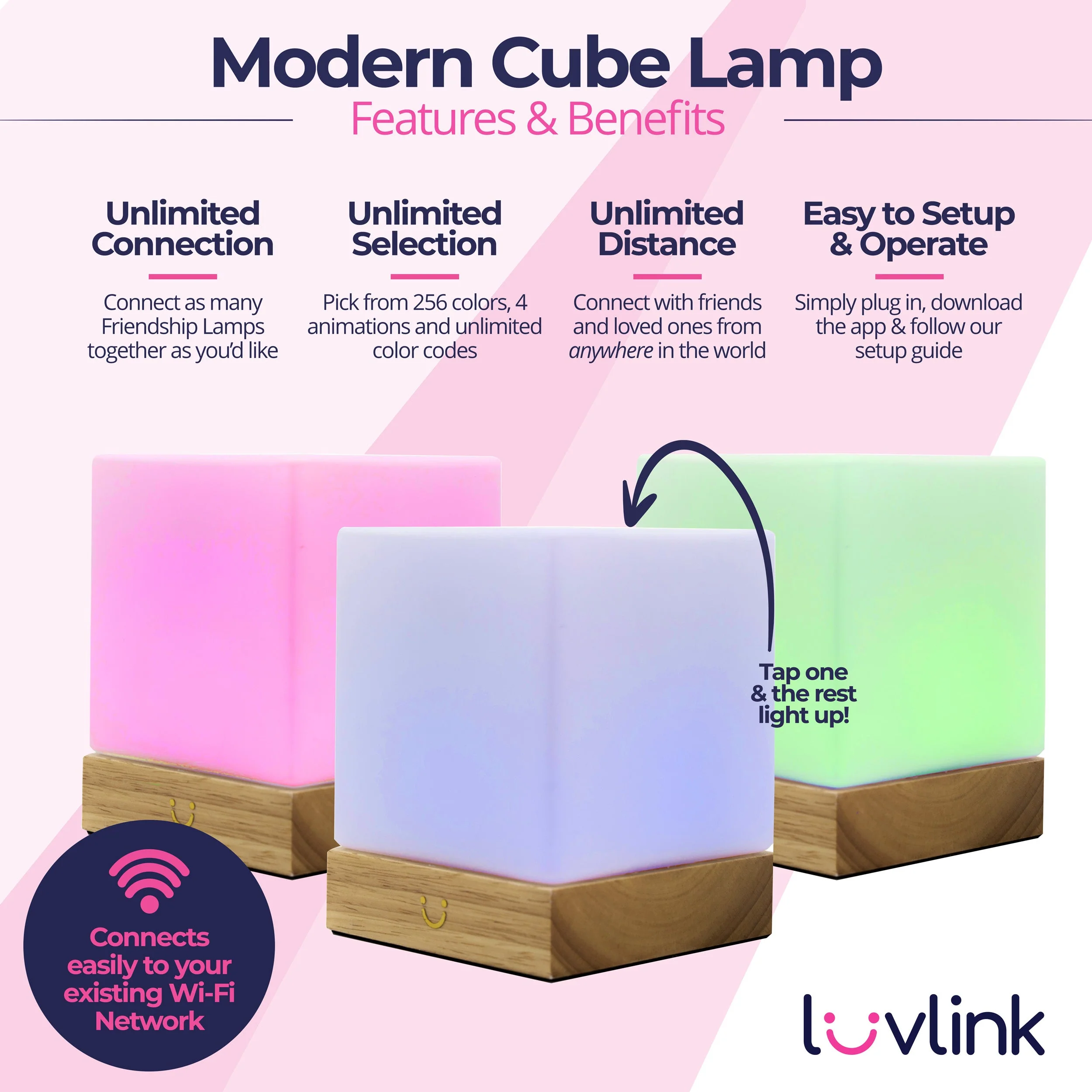 Modern Cube Lamp - Image 2