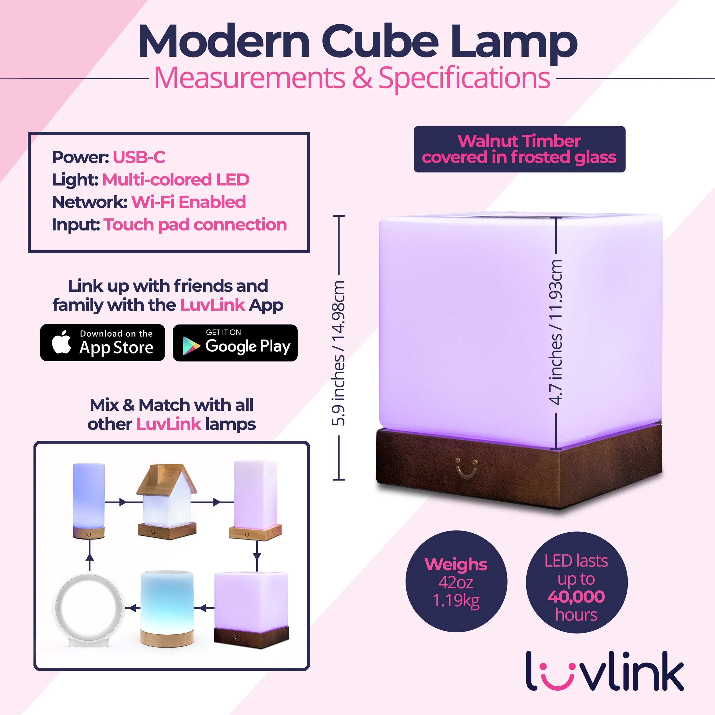 Modern Cube Lamp - Image 3