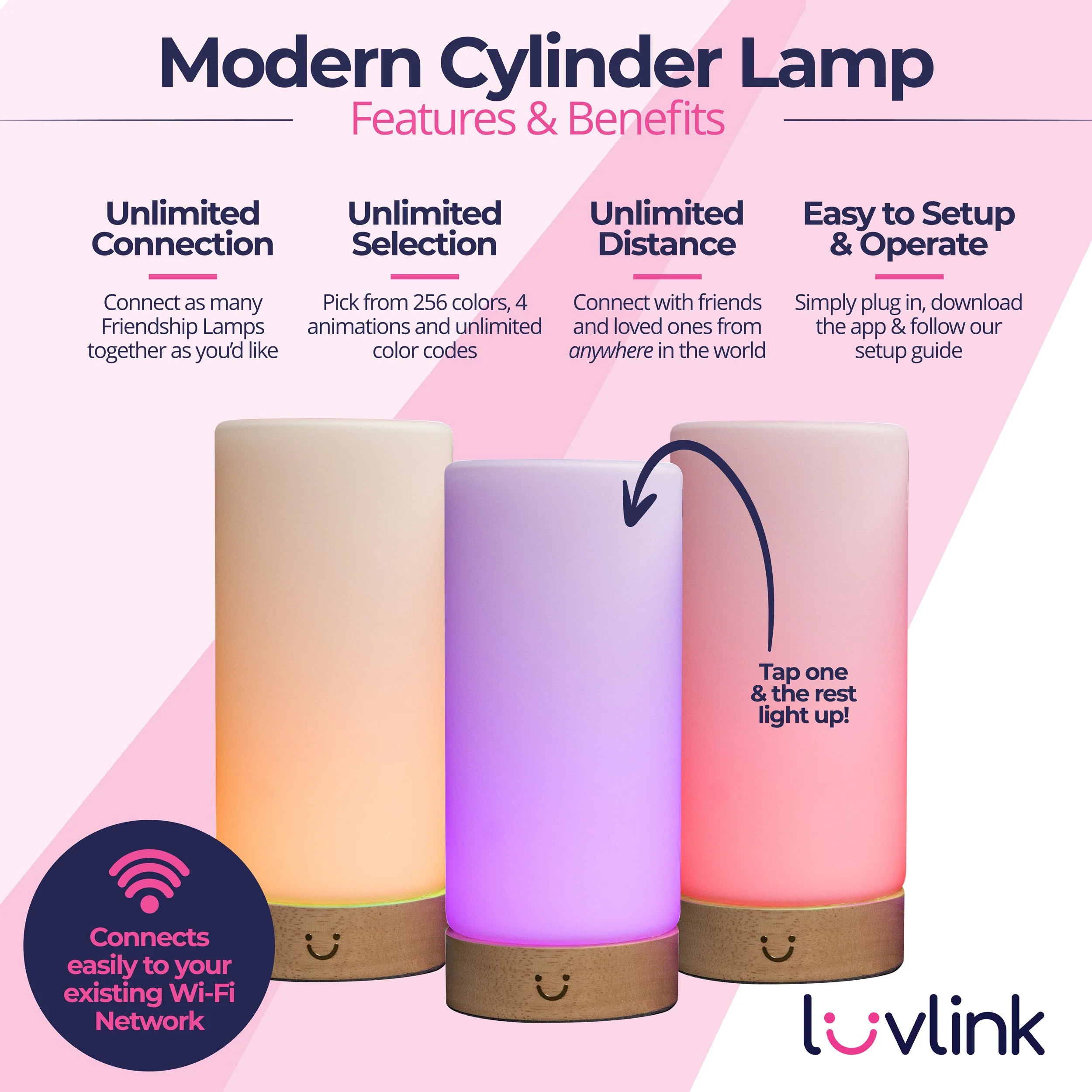 Modern Cylinder Lamp - Image 2