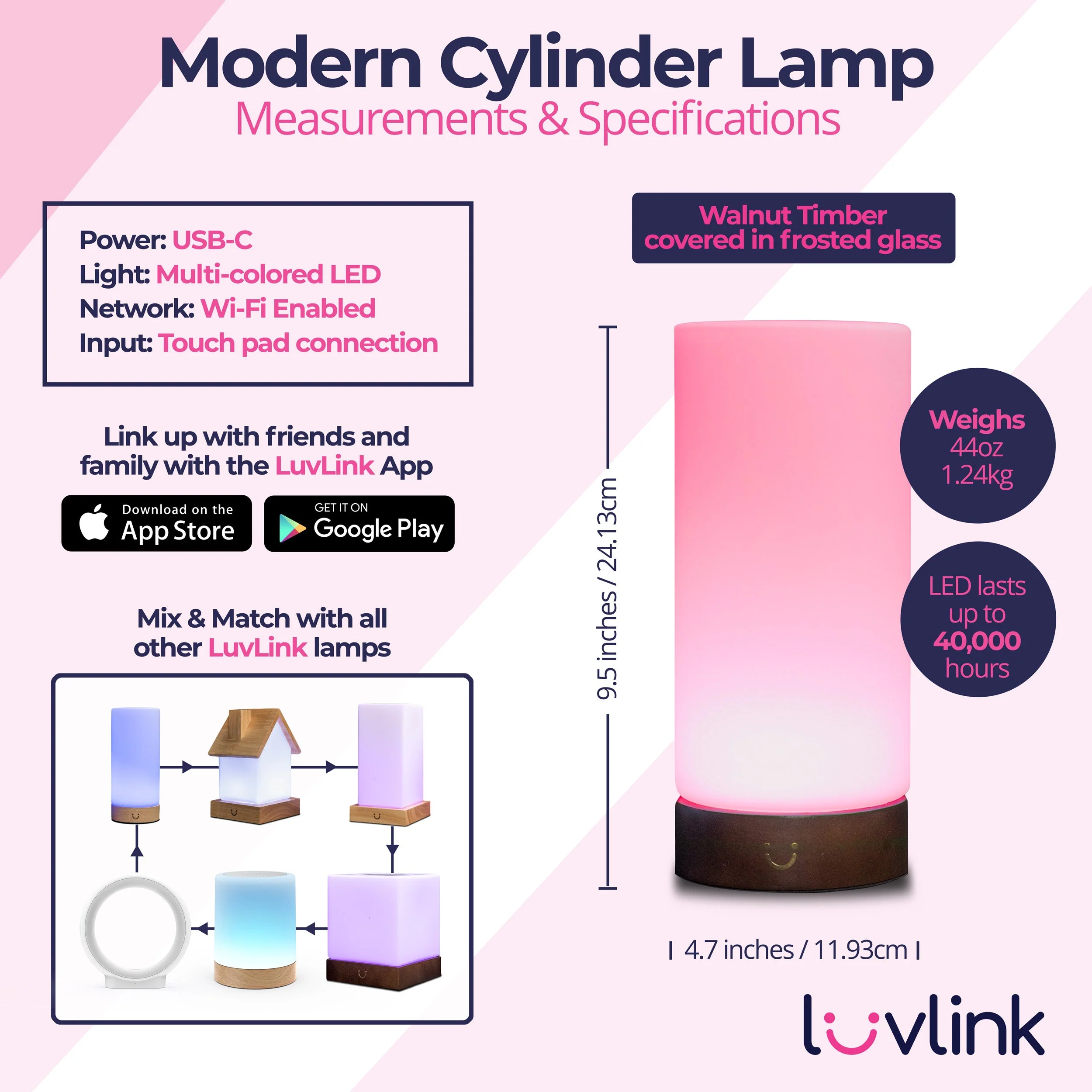 Modern Cylinder Lamp - Image 3