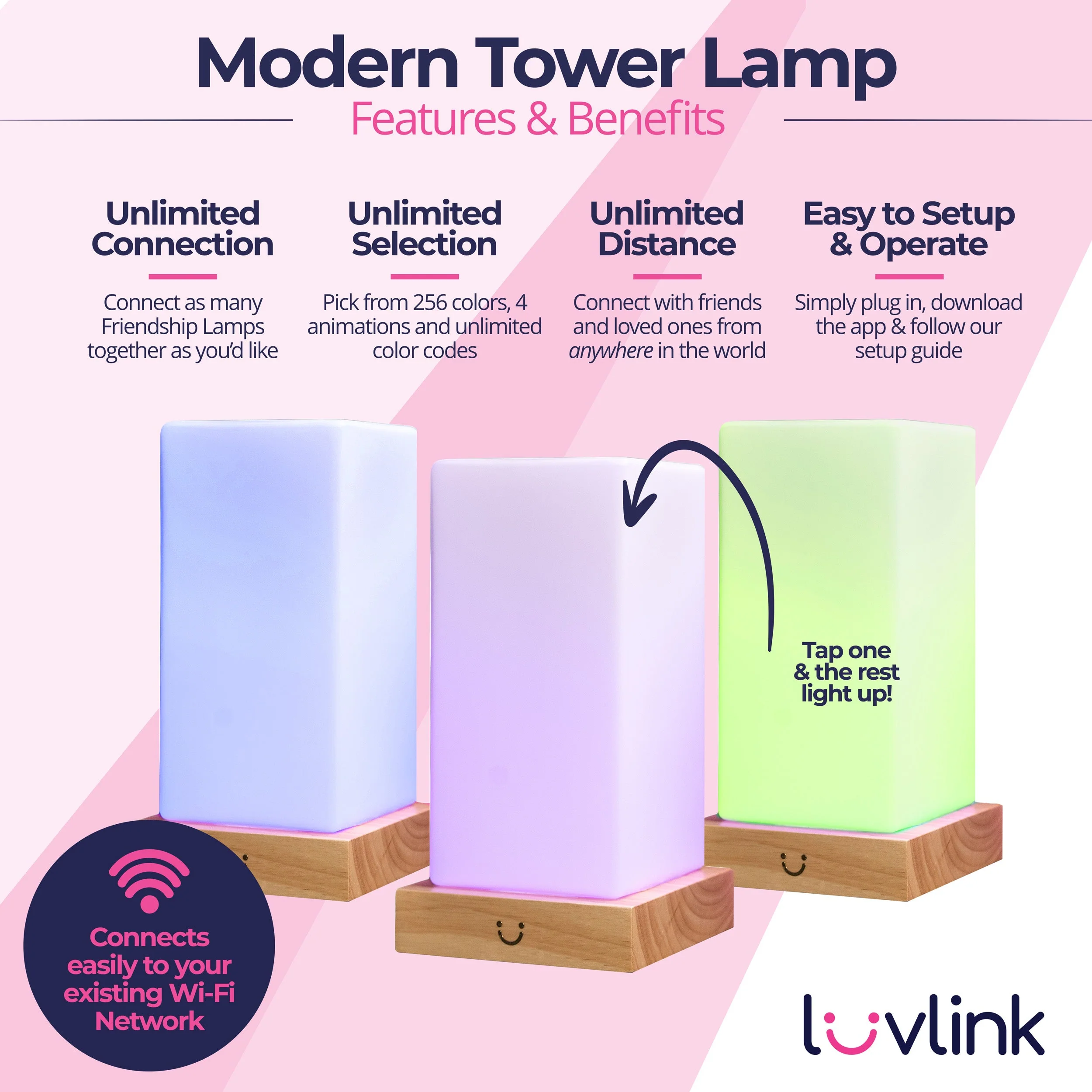 Modern Tower Lamp - Image 2