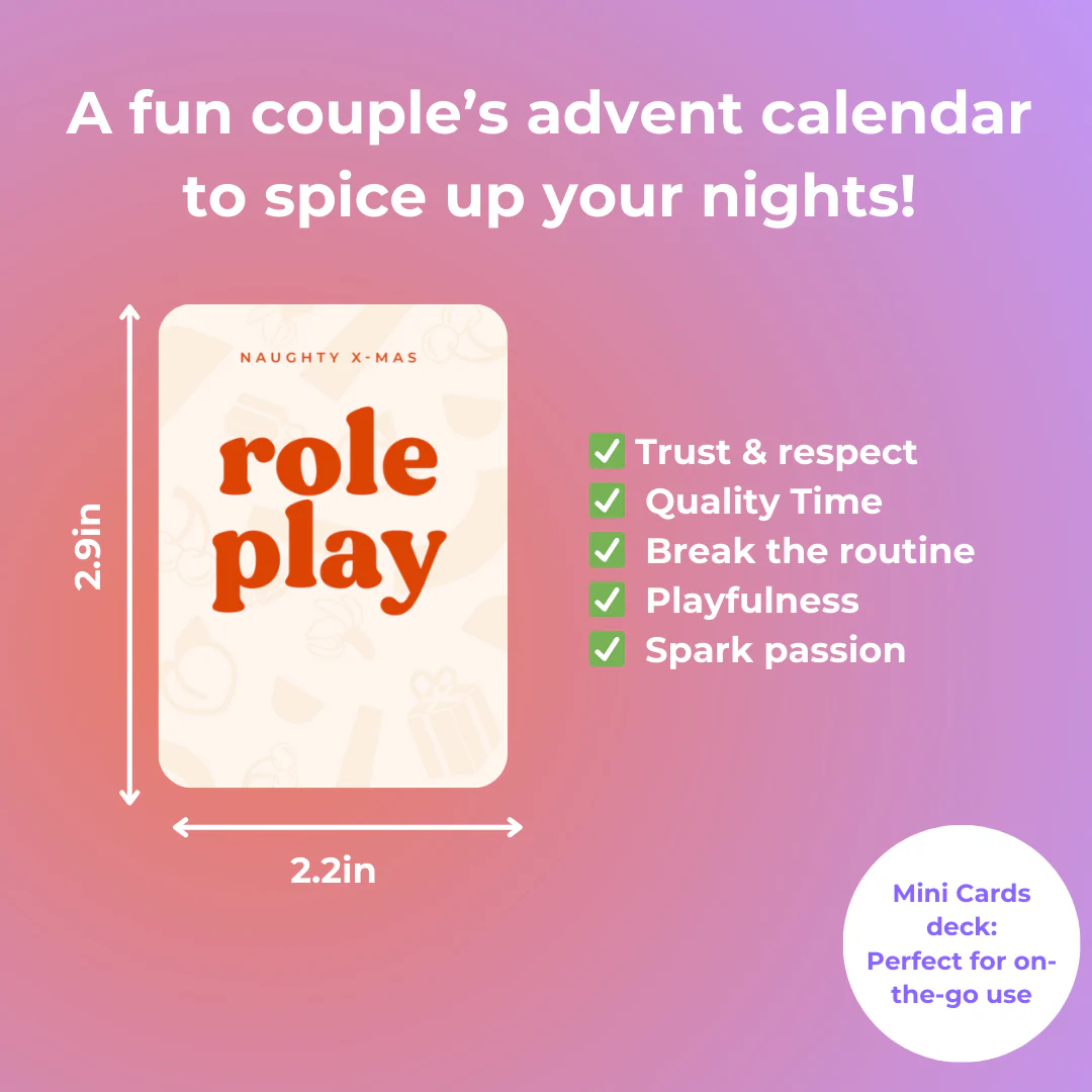 Naughty Advent Calendar Mini Cards Deck - Image 2