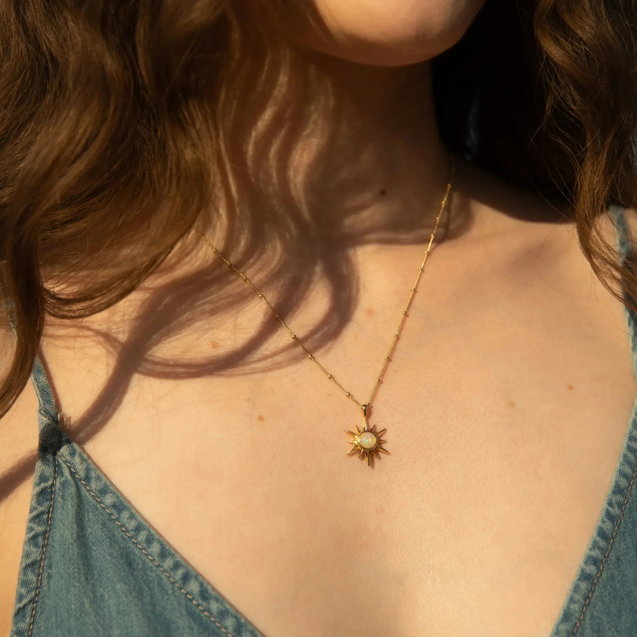 Opal Sun Necklace - Image 2