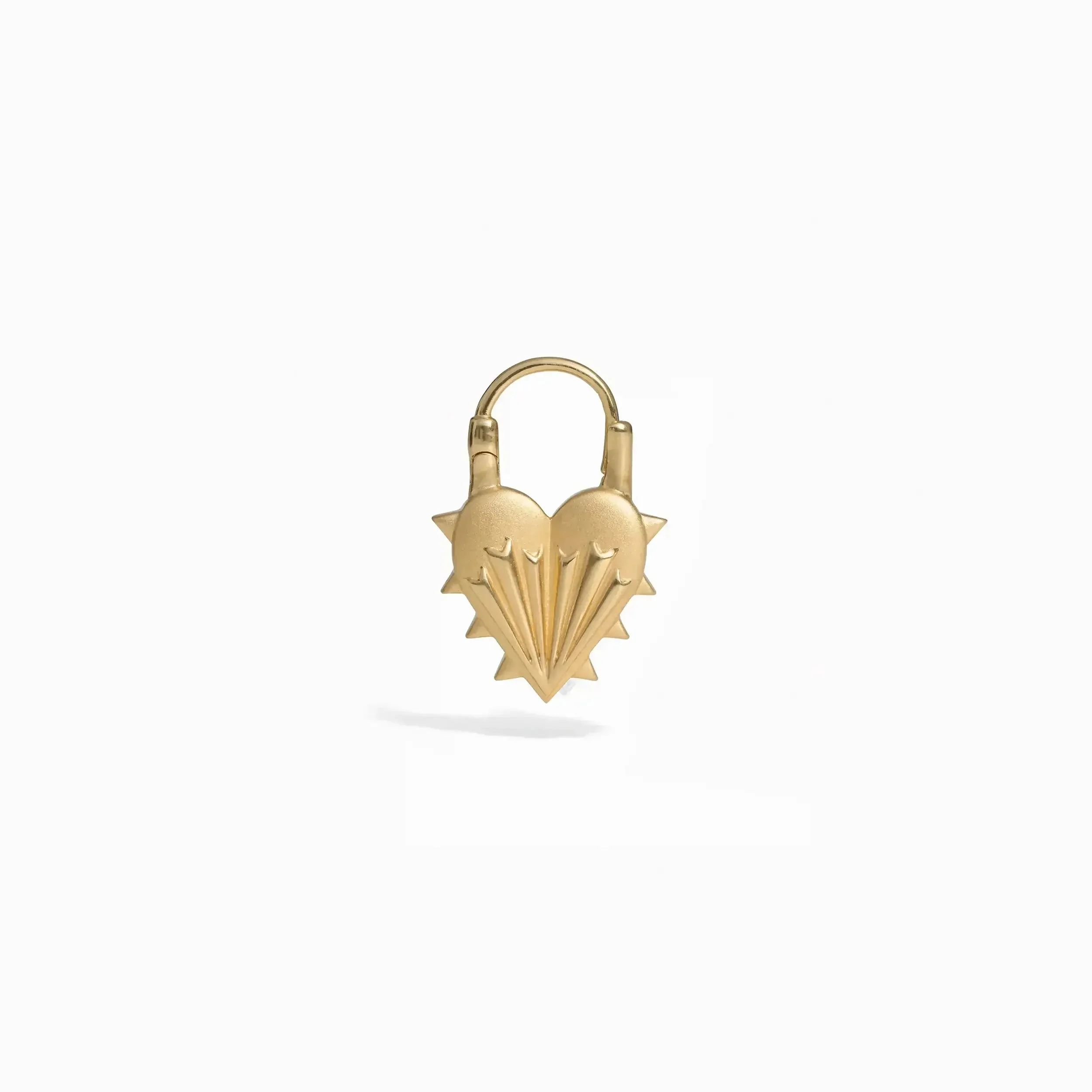 Spiked Heart Earrings - Image 6