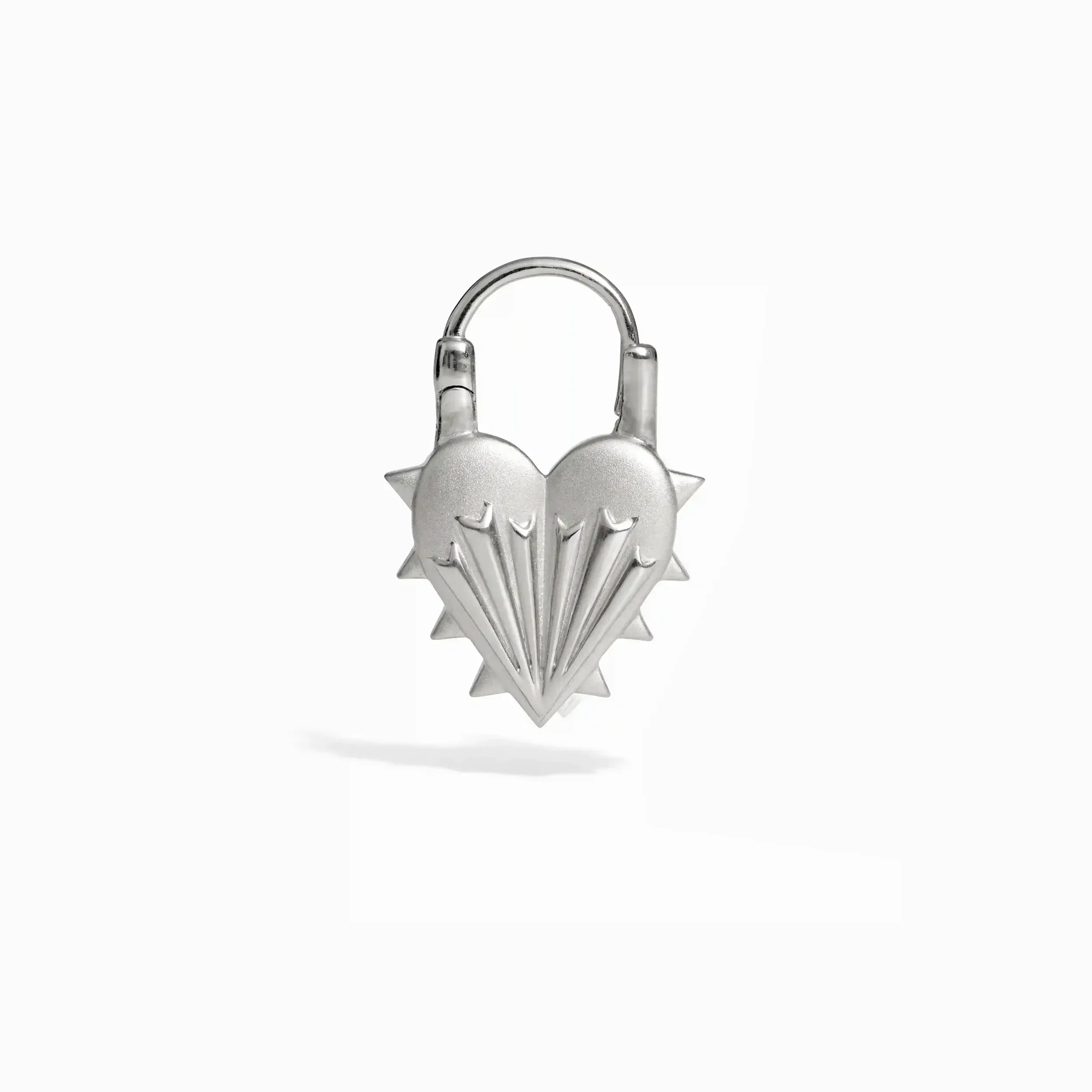 Spiked Heart Earrings - Image 8