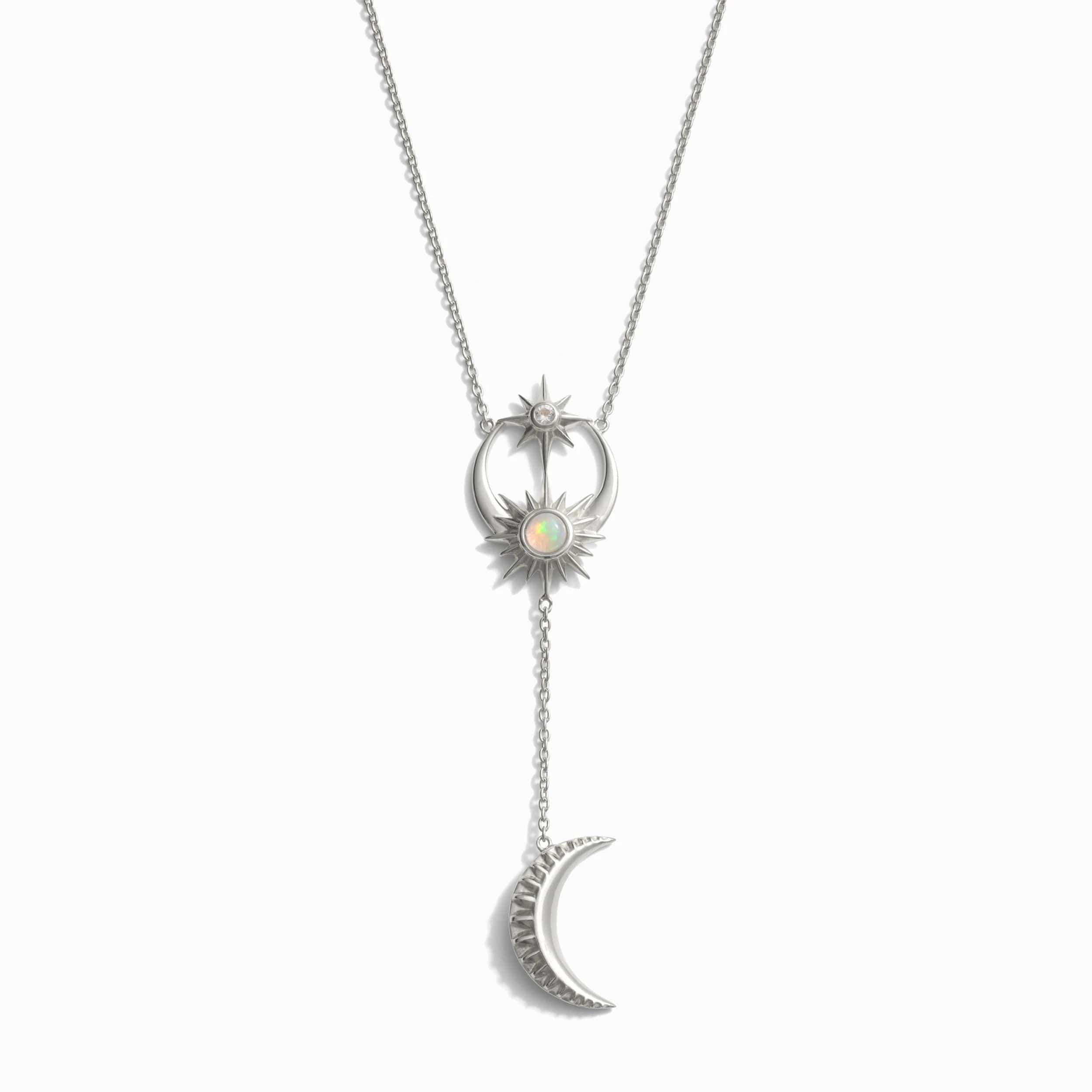 Sun, Moon & Stars Lariat Necklace - Image 5