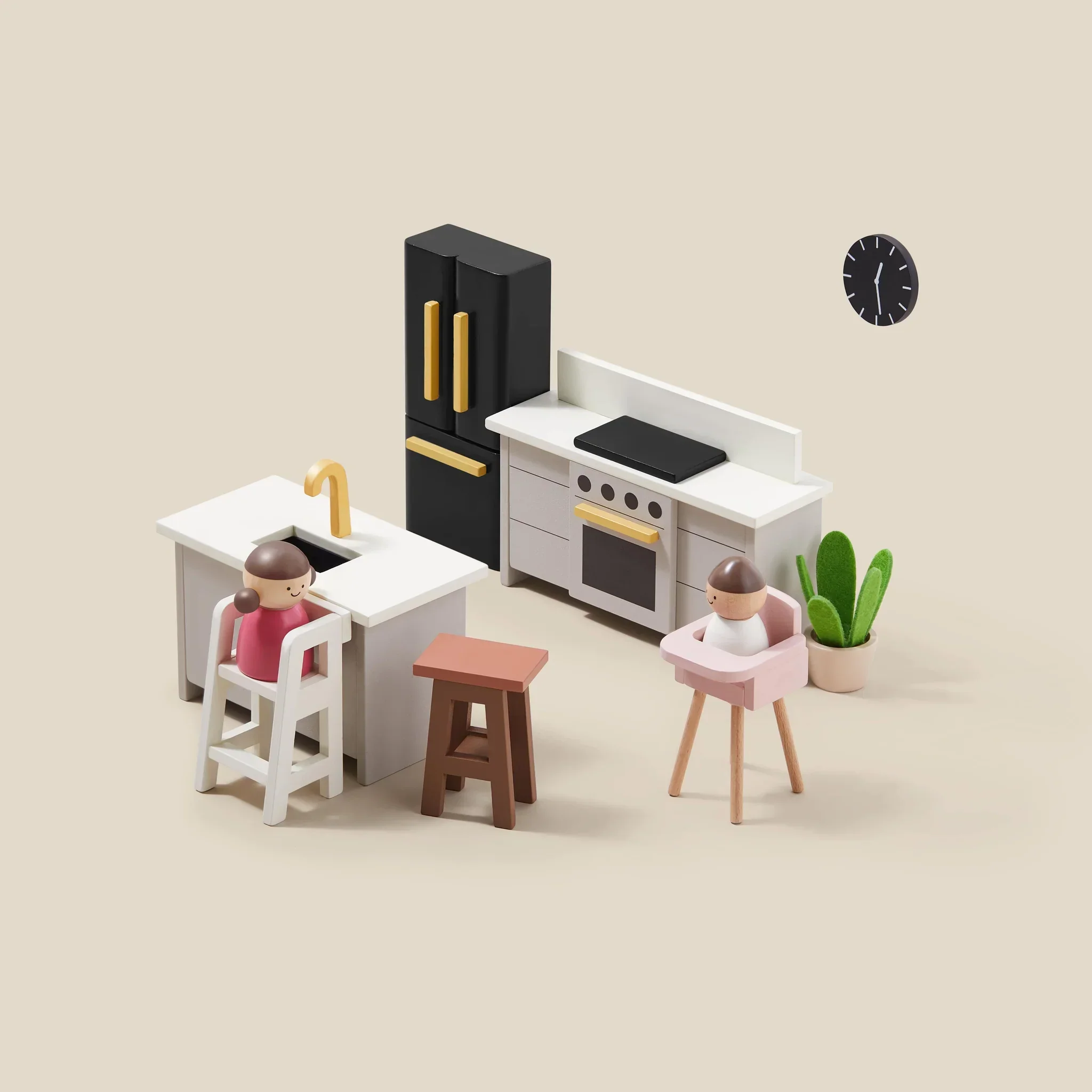 Tiny Land® Modern Family Dollhouse - Image 12