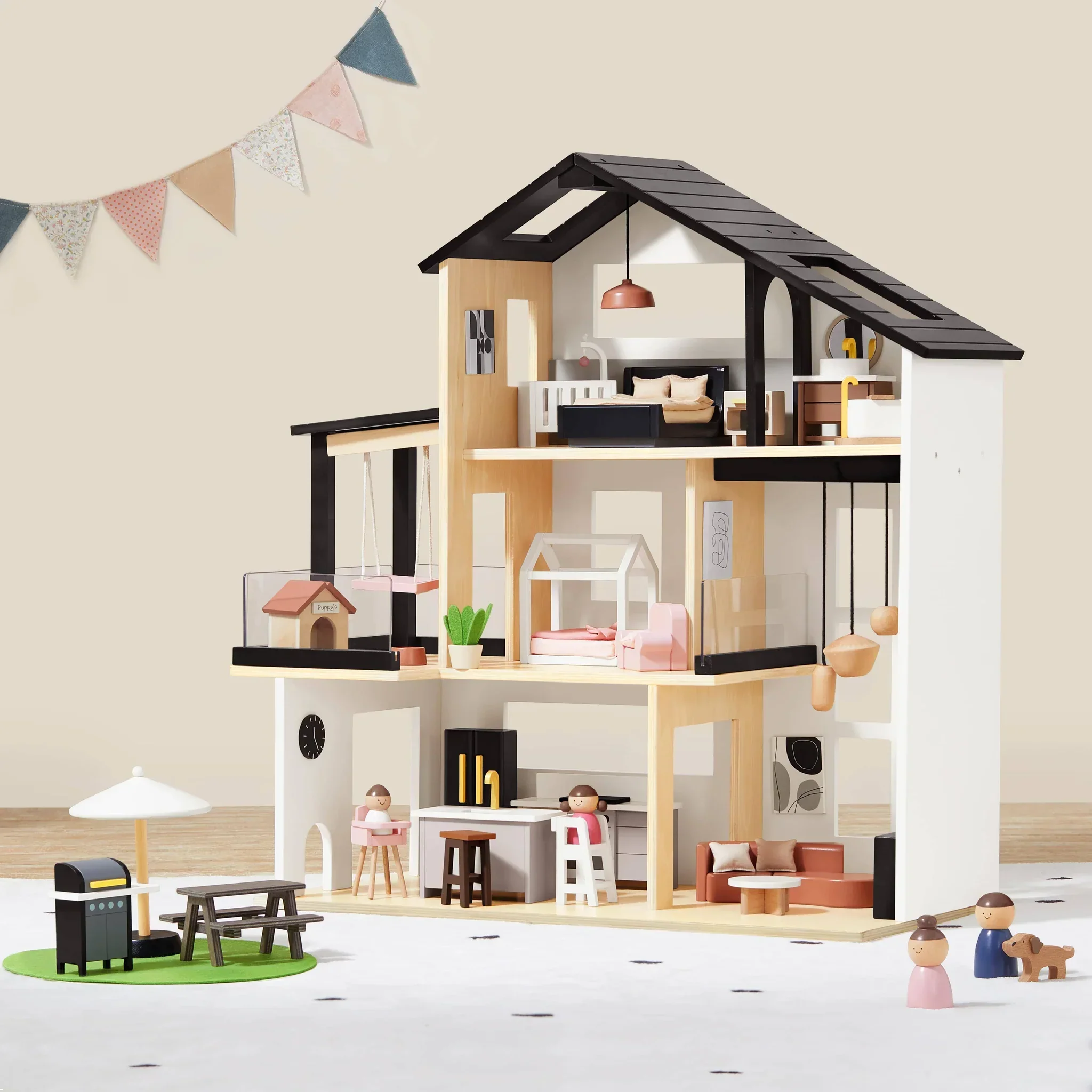 Tiny Land® Modern Family Dollhouse - Image 3