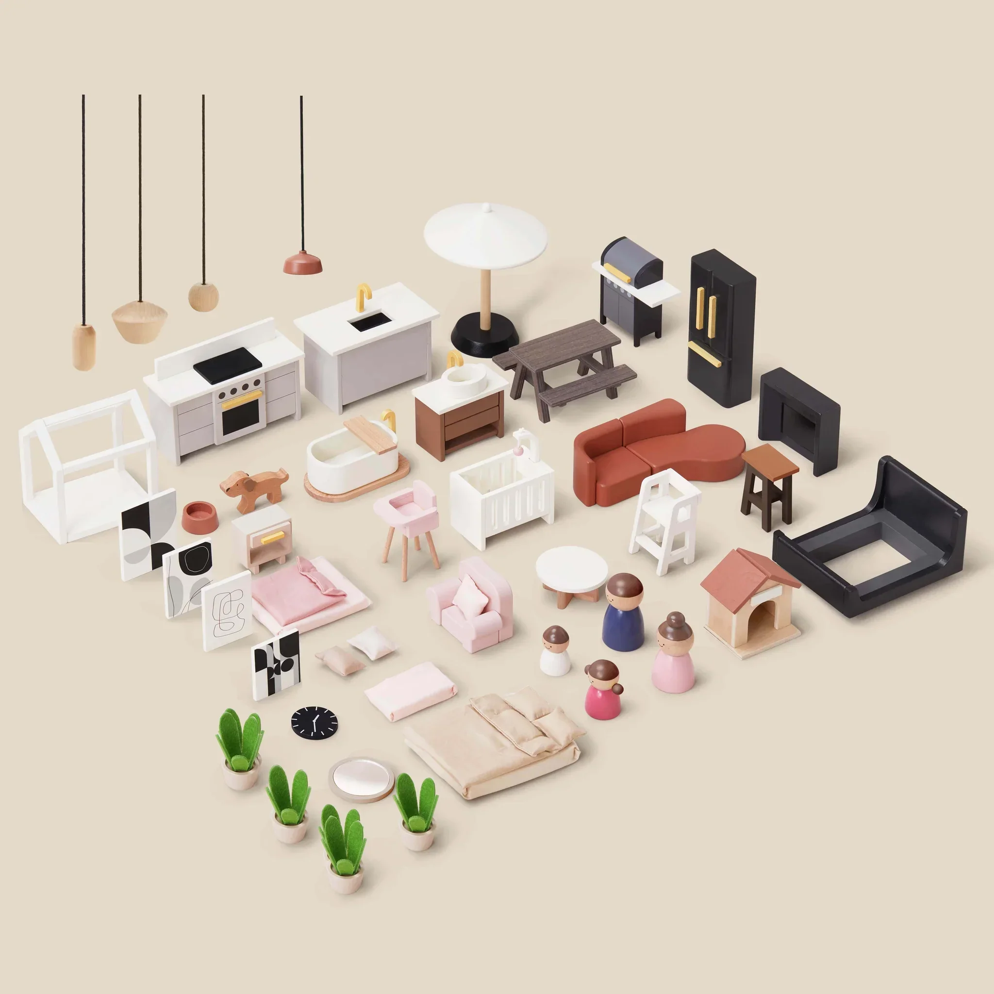 Tiny Land® Modern Family Dollhouse - Image 4