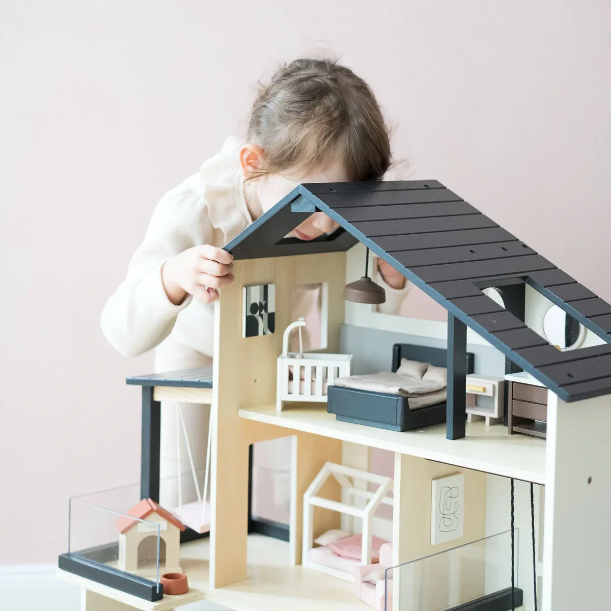 Tiny Land® Modern Family Dollhouse - Image 8