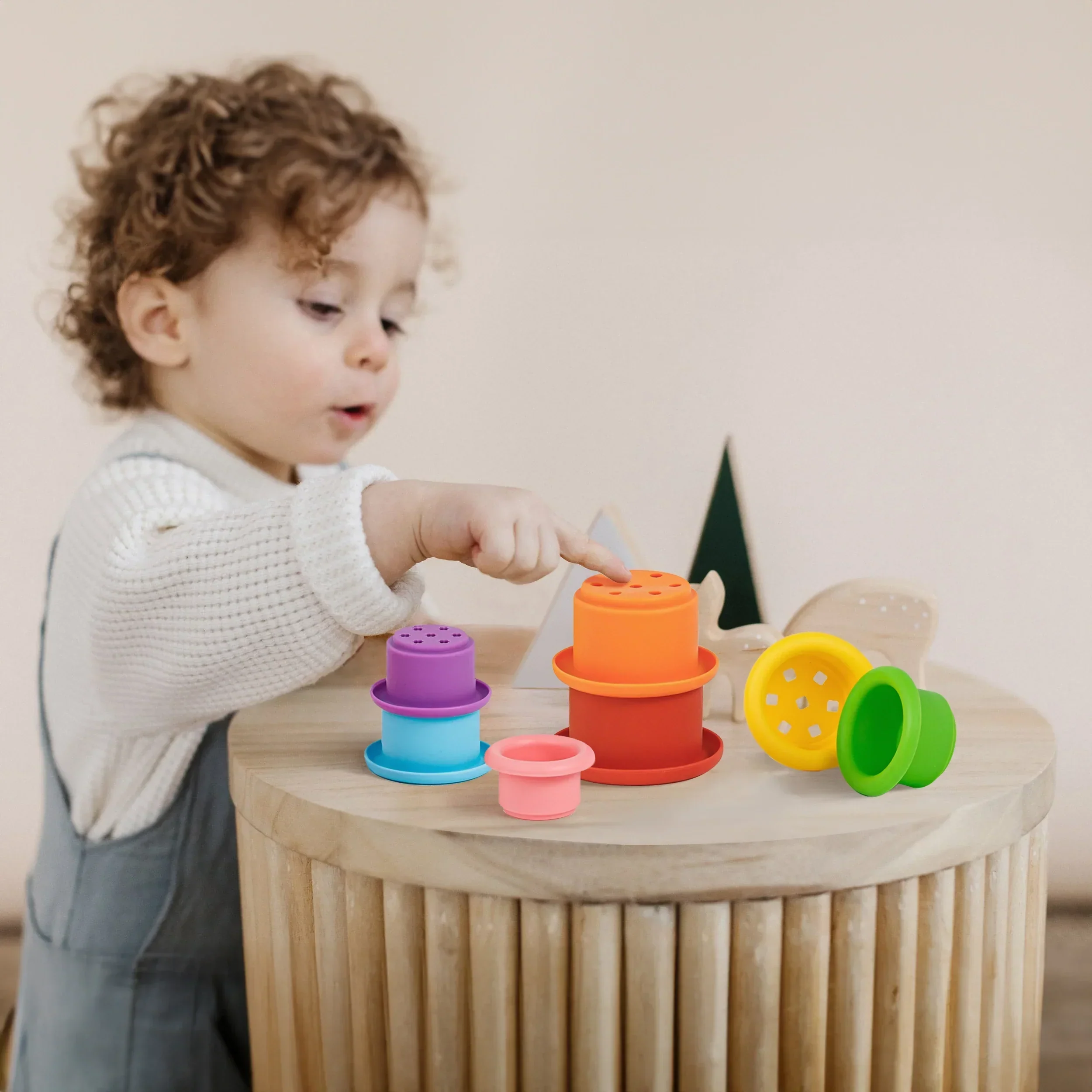 Tiny Land® Montessori Toys Set for Newborns (6-9 month) - Image 3