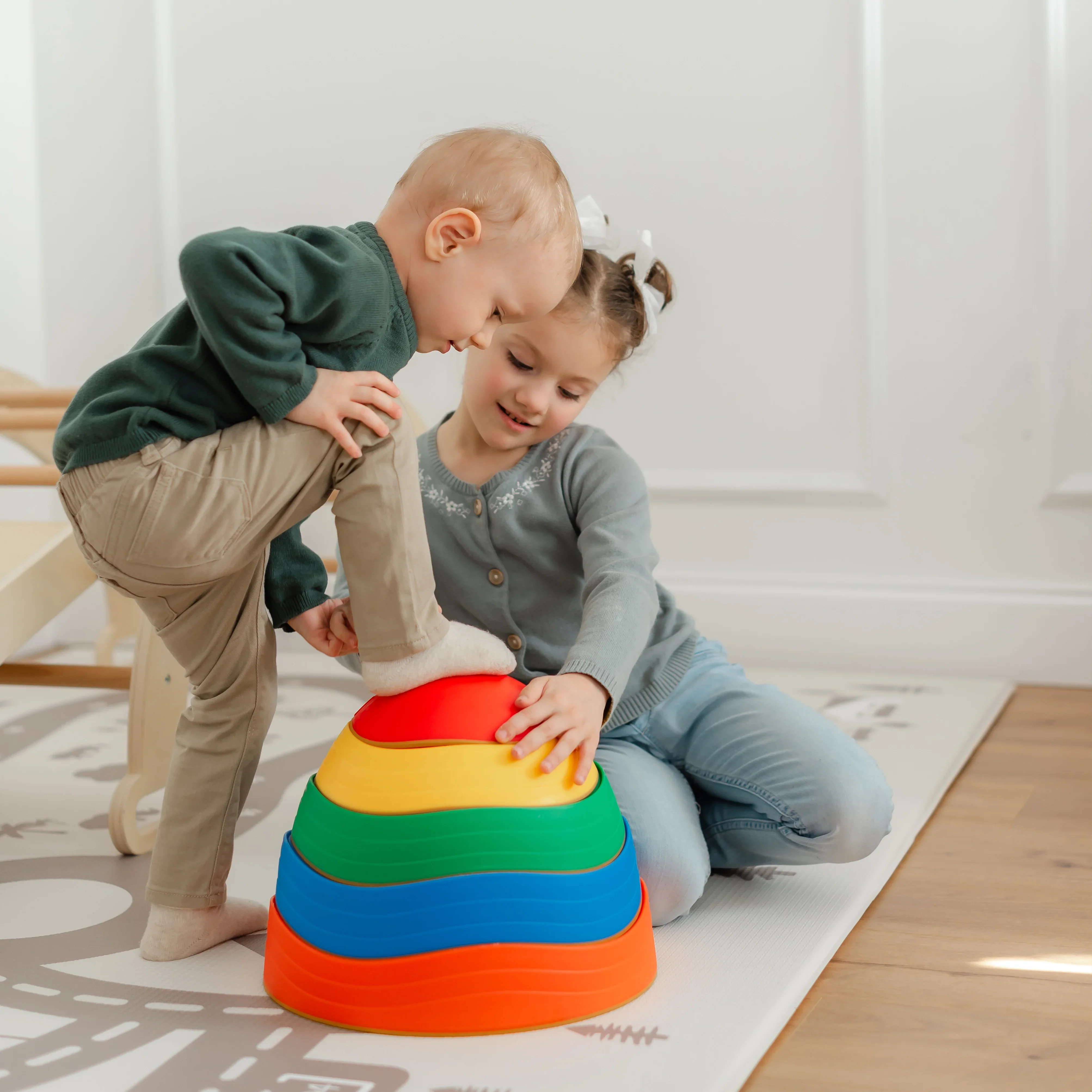 Tiny LandĀ® Stepping Stones - Rainbow Color - Image 3