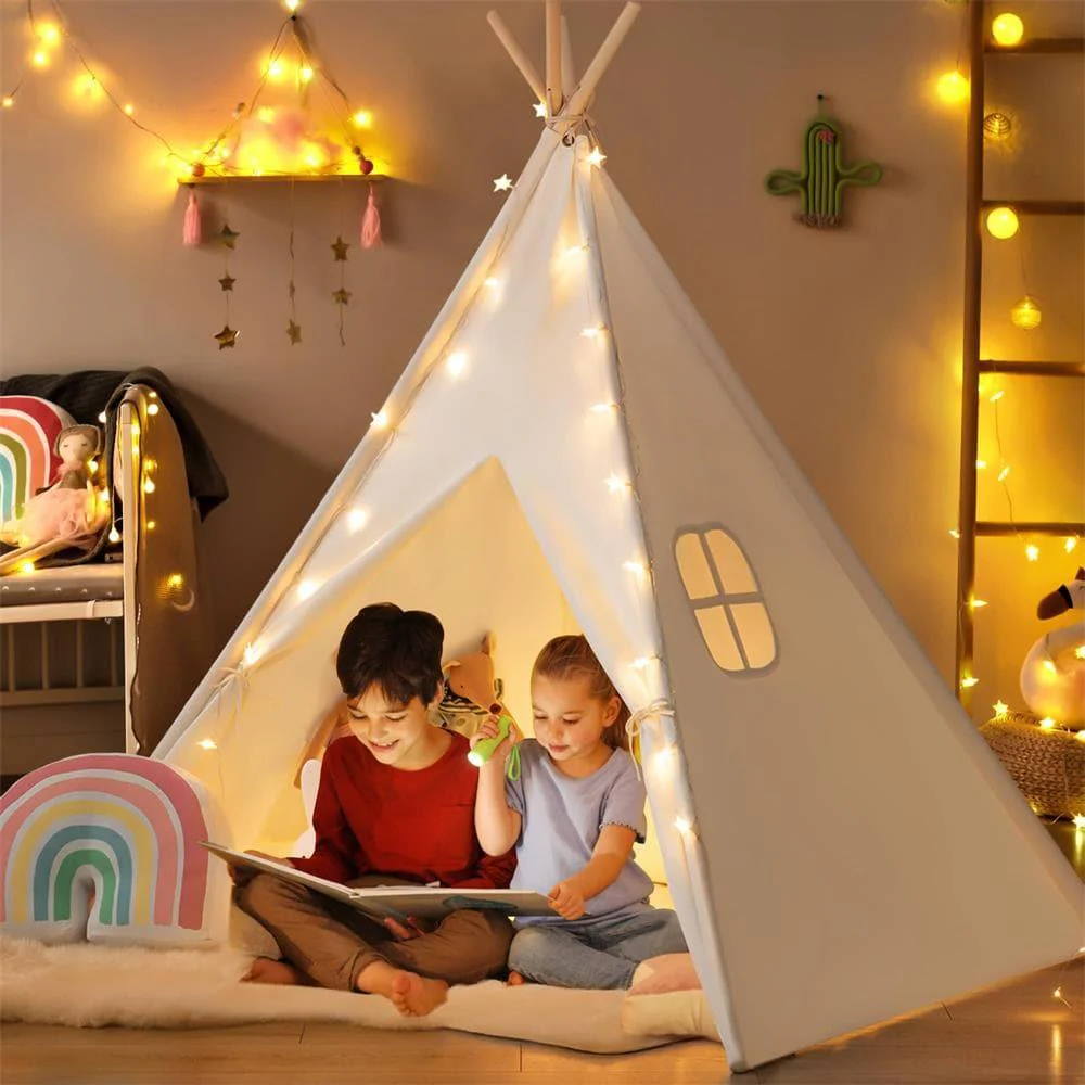 Tiny Land® Teepee for Kids with Mat - Image 3
