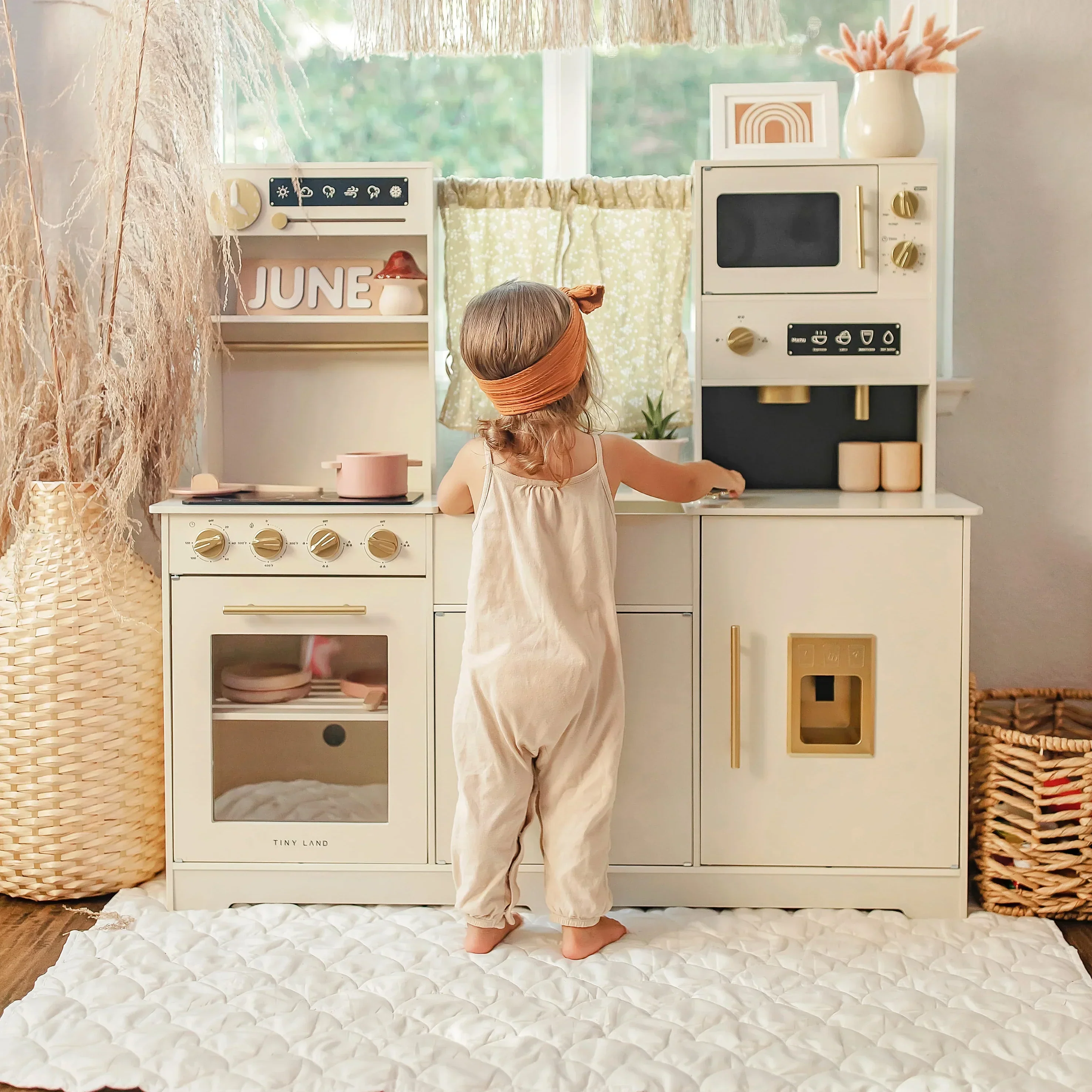 Tiny Land® Trendy Home Style Play Kitchen - Image 3