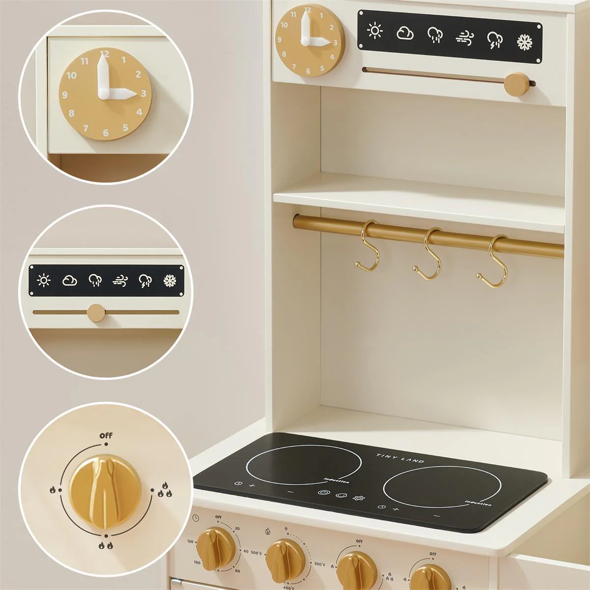Tiny Land® Trendy Home Style Play Kitchen - Image 6